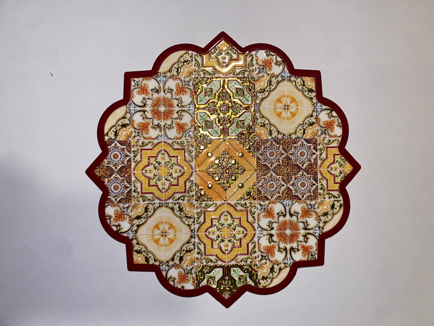 Vintage Ceramic Decorative Trivet