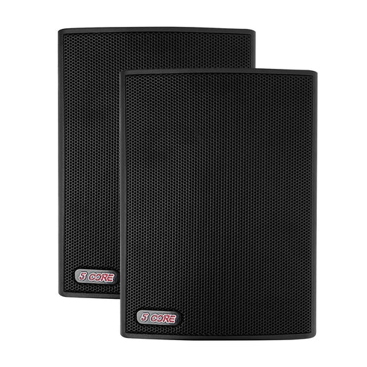5Core Outdoor Speakers Stereo In Wall 100W Peak Passive Home Audio System-0