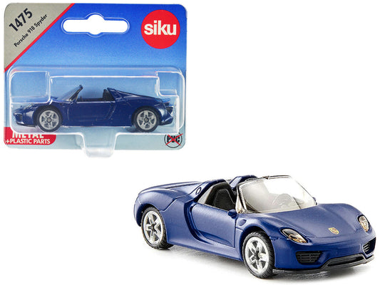 Porsche 918 Spyder Matt Blue Diecast Model Car by Siku-0