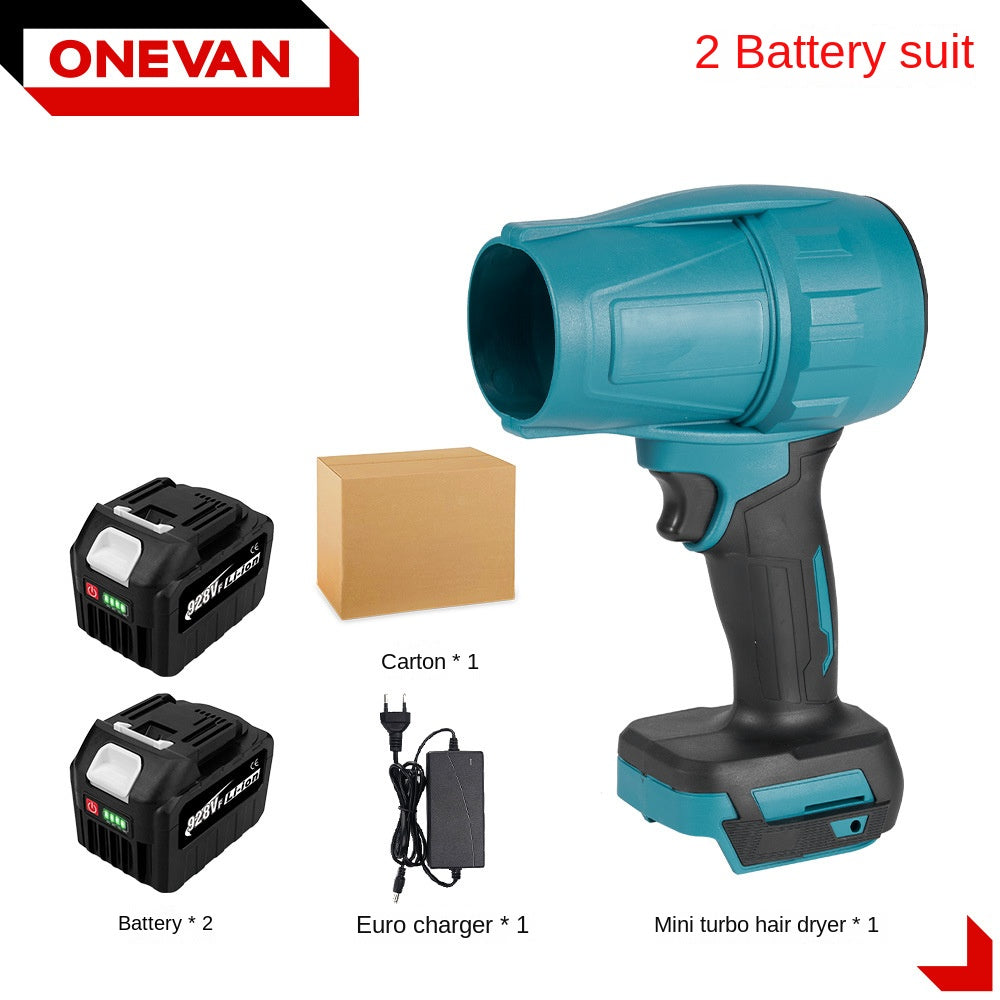 Eprolo brushless turbocharged storm blower and snow blower with Makita 18V battery, featuring high power and ergonomic design.