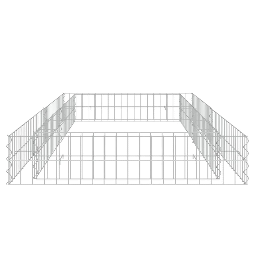 Gabion Raised Bed Silver Galvanized steel Large Heavy Duty