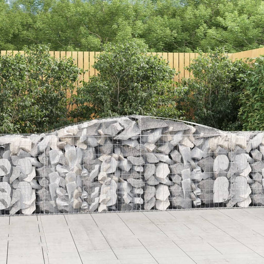 Gabion Basket Silver Galvanized iron Large Decorative Inlays