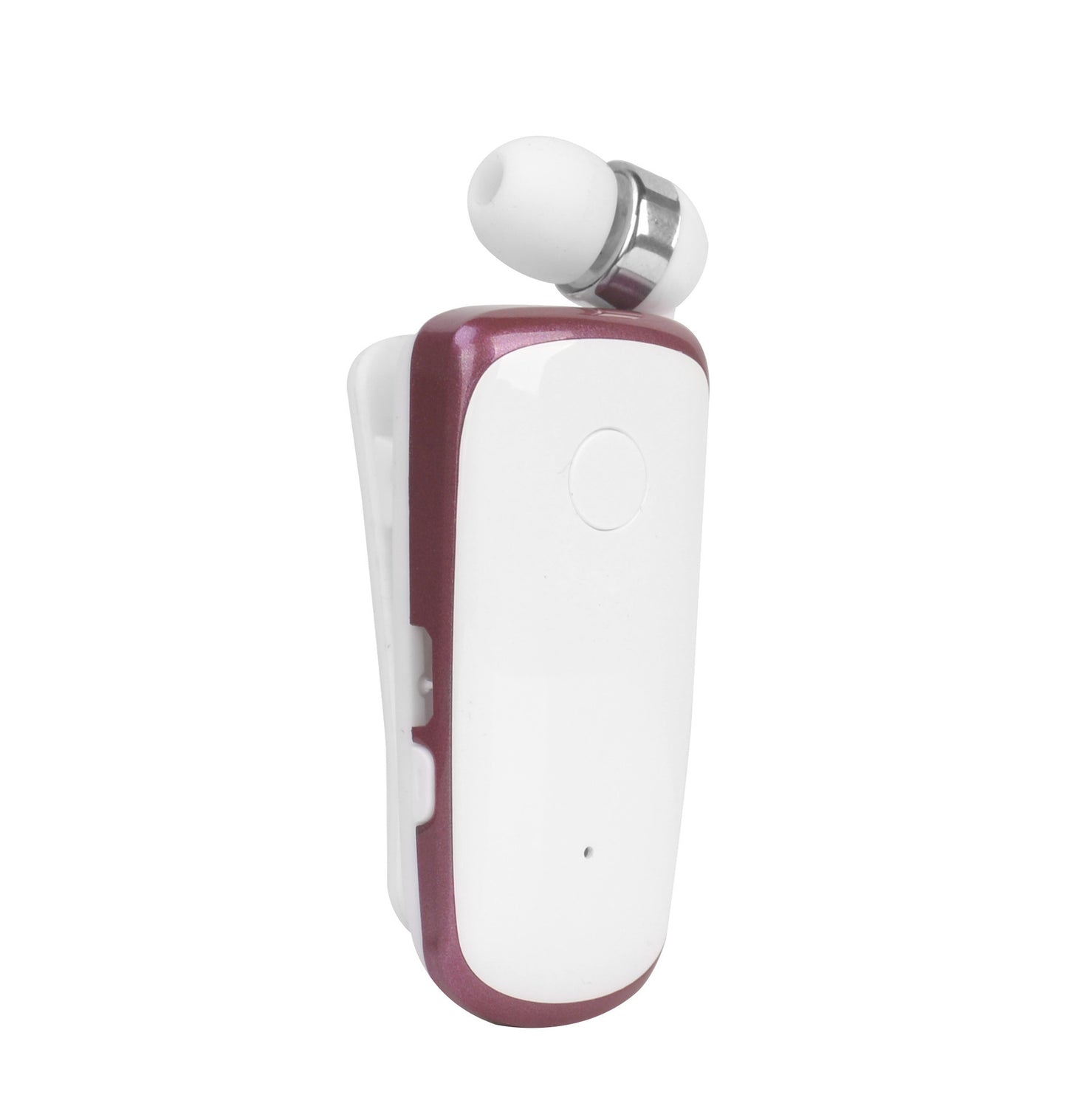 Compatible with Apple , Bluetooth Headset Retractable Pull Cord Lavalier Style