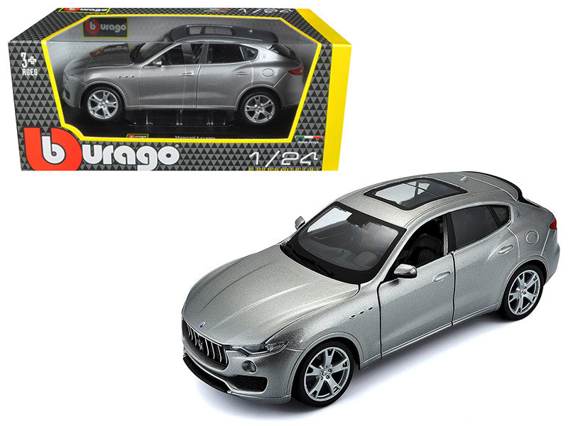 Maserati Levante Silver 1/24 Diecast Model Car by Bburago-0