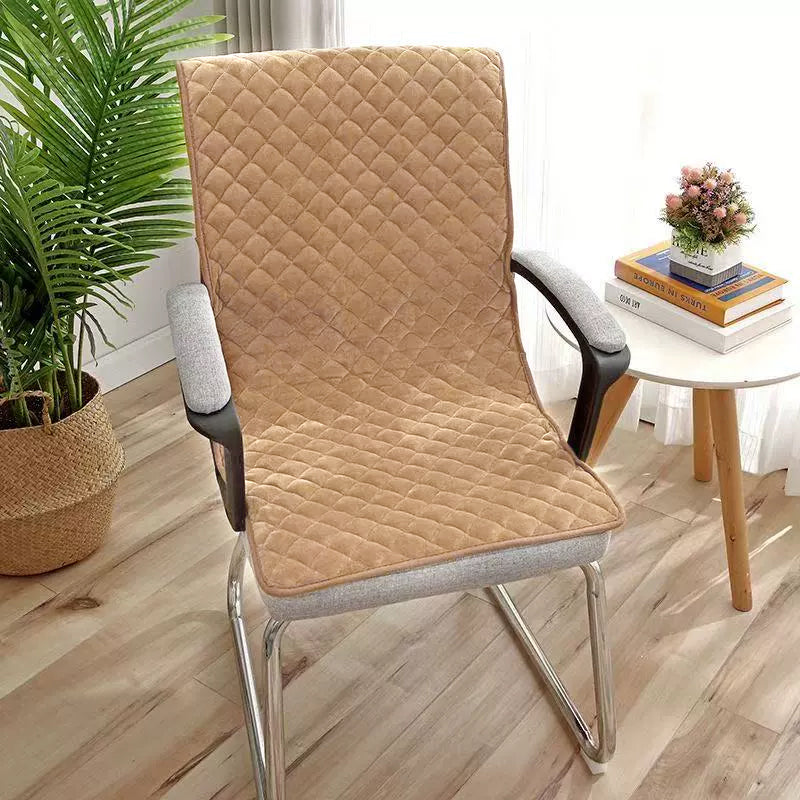 eprolo heated seat cushion with integrated backrest, 220V electric office chair warmer with smart timer and ergonomic design