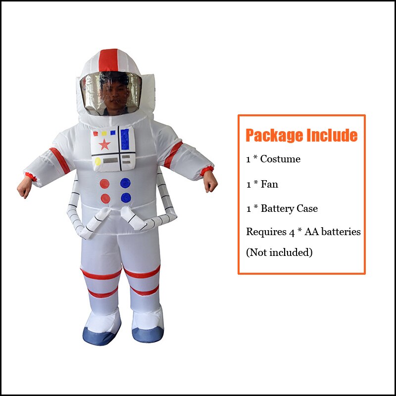 Aerospace Spaceman Astronaut Inflatable Costume Woman Men Mascot Party Cartoon Doll Halloween Cosplay Costume Dress Up Clothes