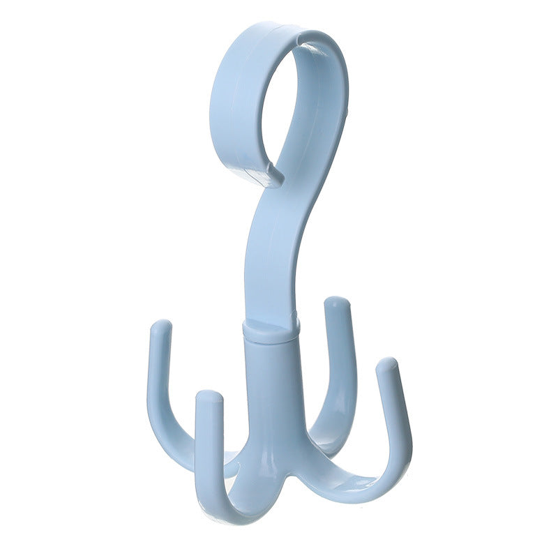 Bag Rack Female Bag 4 Claw Hook Hanging Bag Hook Schoolbag Wardrobe Storage Rack Multi-Functional Rotating Rack S-Type