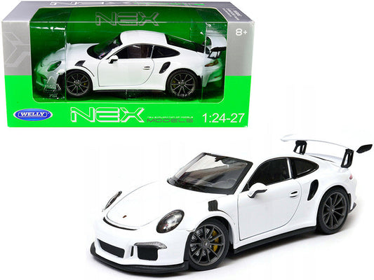 Porsche 911 GT3 RS White 1/24-1/27 Diecast Model Car by Welly-0