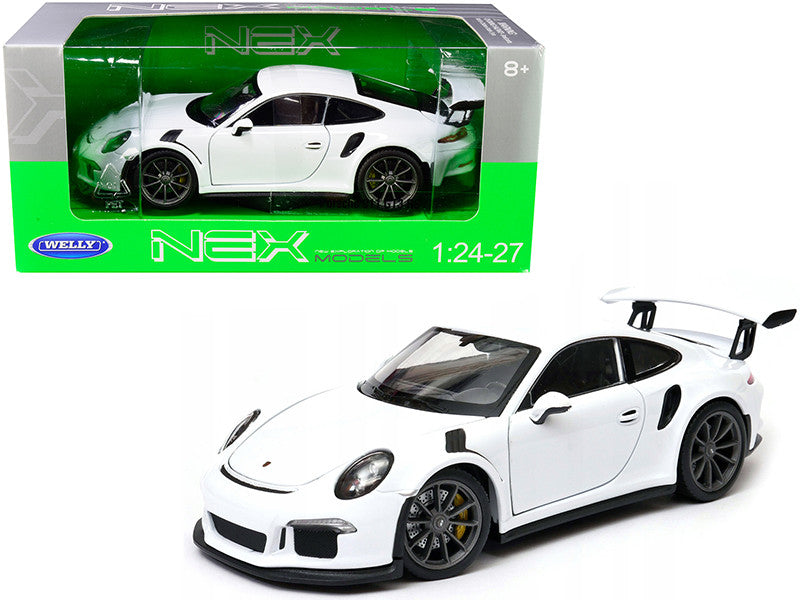 Porsche 911 GT3 RS White 1/24-1/27 Diecast Model Car by Welly-0