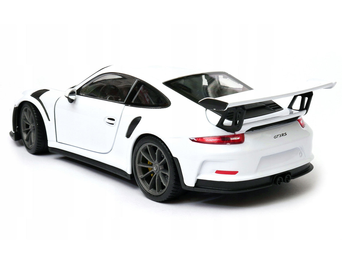 Porsche 911 GT3 RS White 1/24-1/27 Diecast Model Car by Welly-2