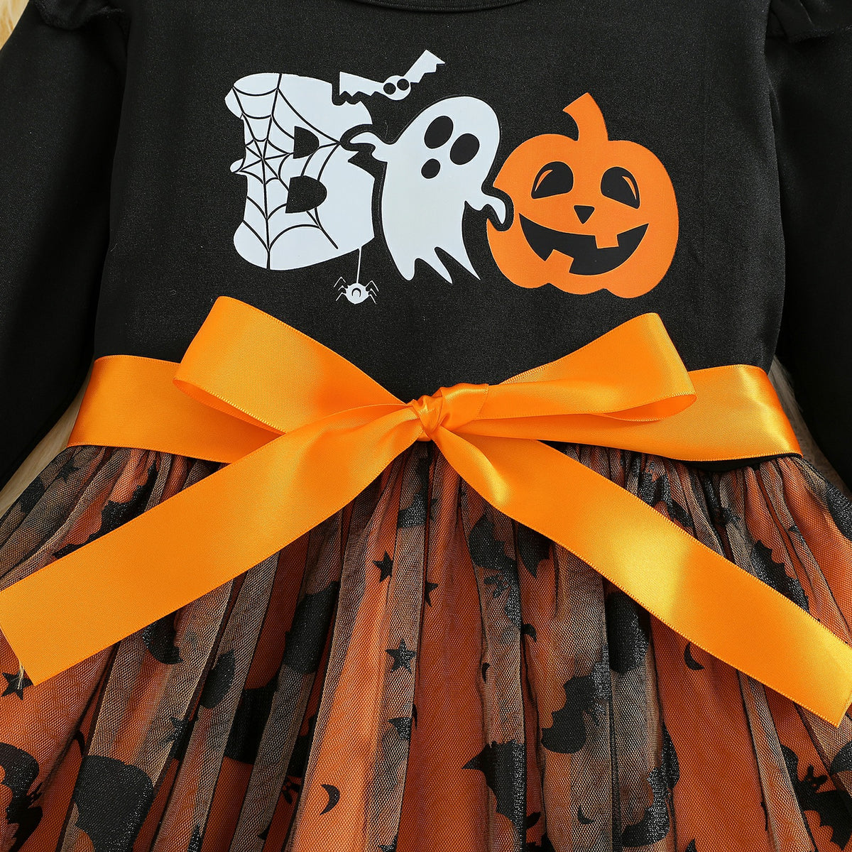 Children's Halloween dress costume by ClaudiaG Home featuring a festive, colorful outfit perfect for trick-or-treating.