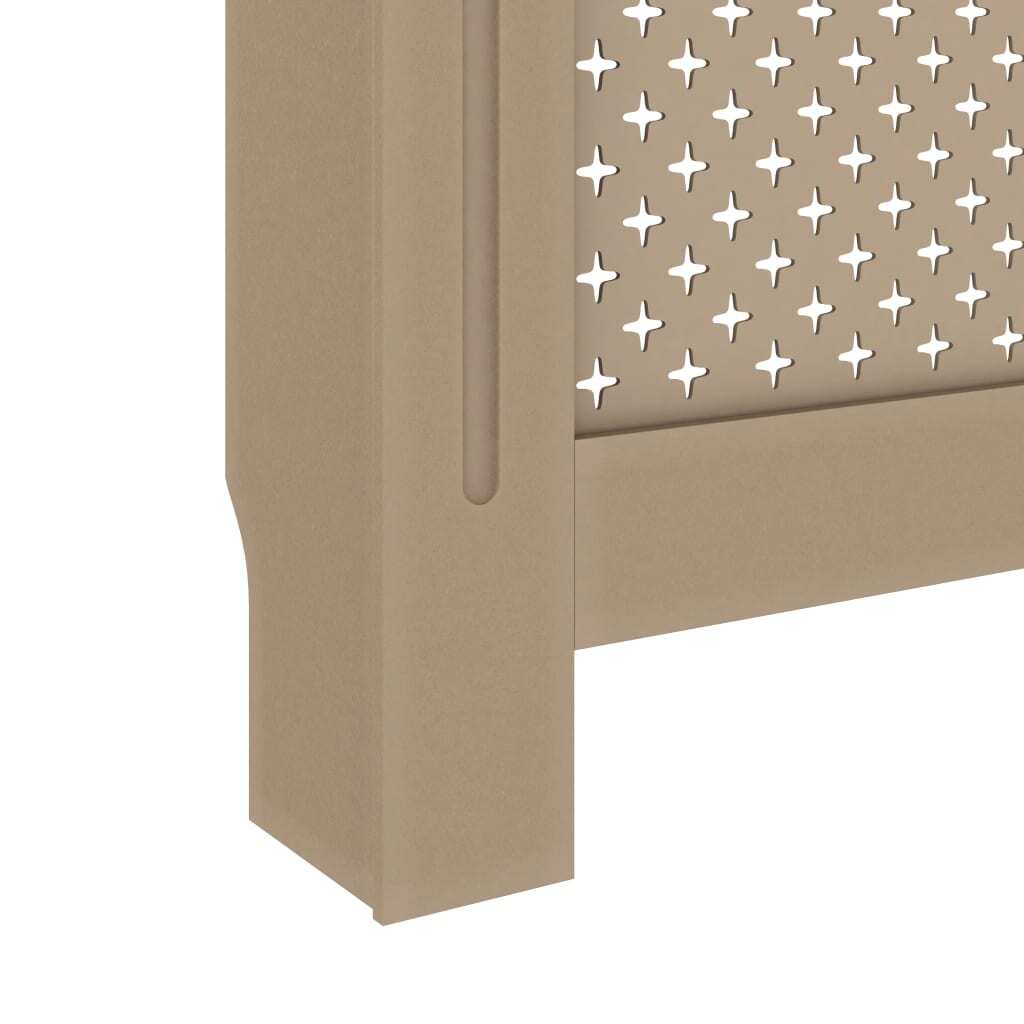 American Smart MDF radiator cover measuring 44.1x7.5x32.1 inches, designed for heating radiator accessories, with a sleek wood finish.