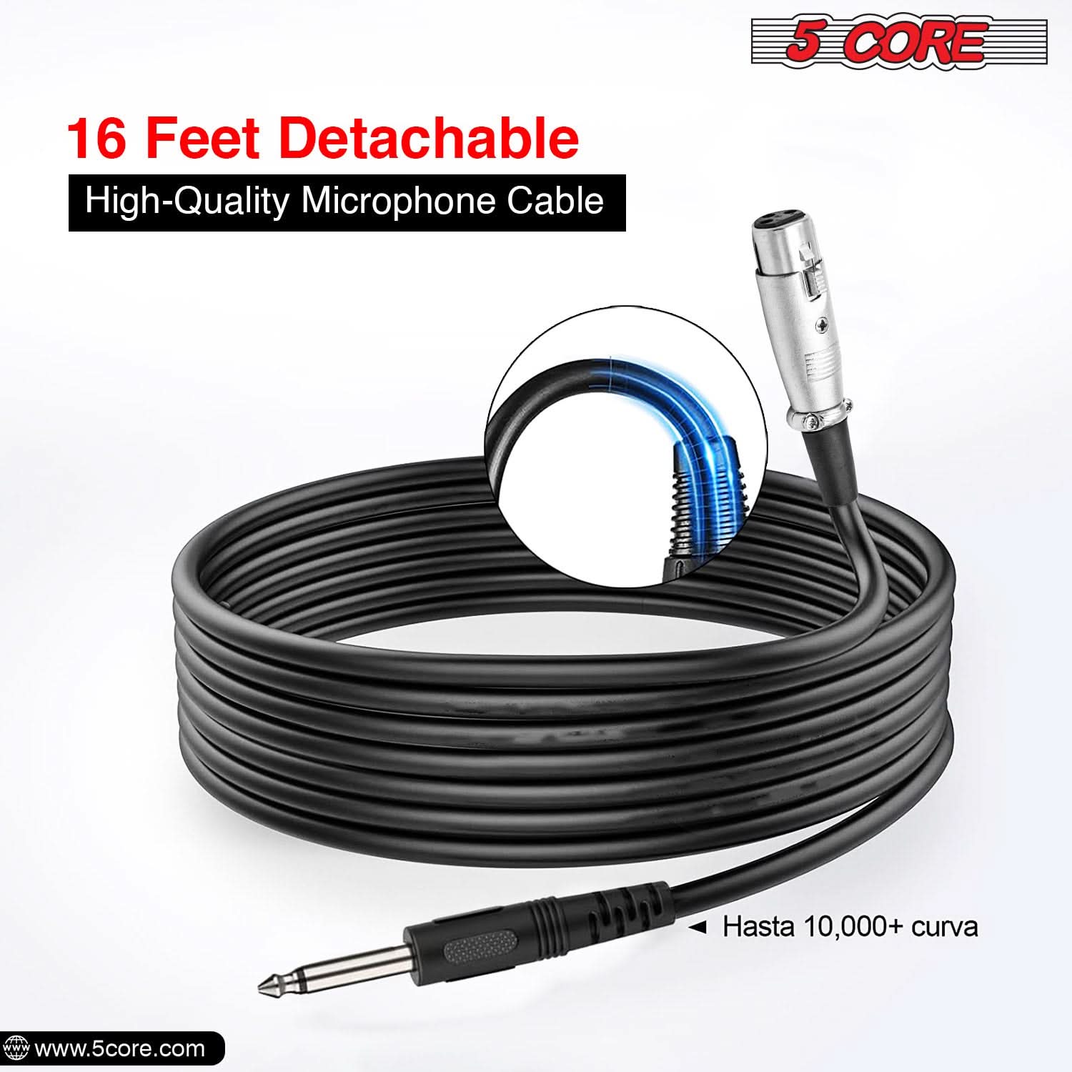 5Core XLR Microphone Dynamic Mic Karaoke Singing Studio Mics Handheld Microfono-1