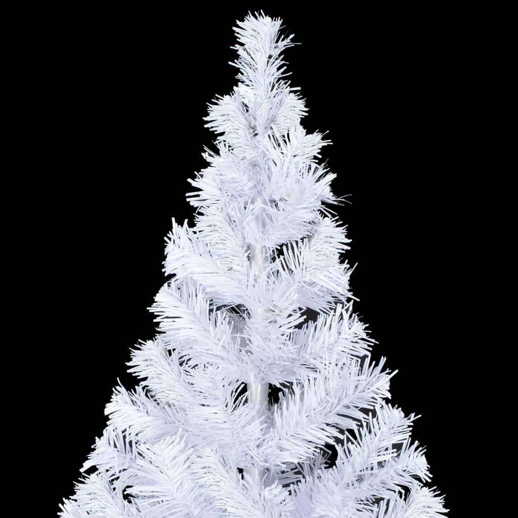 Christmas Tree White PVC 70.9 in Ornaments Fake Christmas Tree