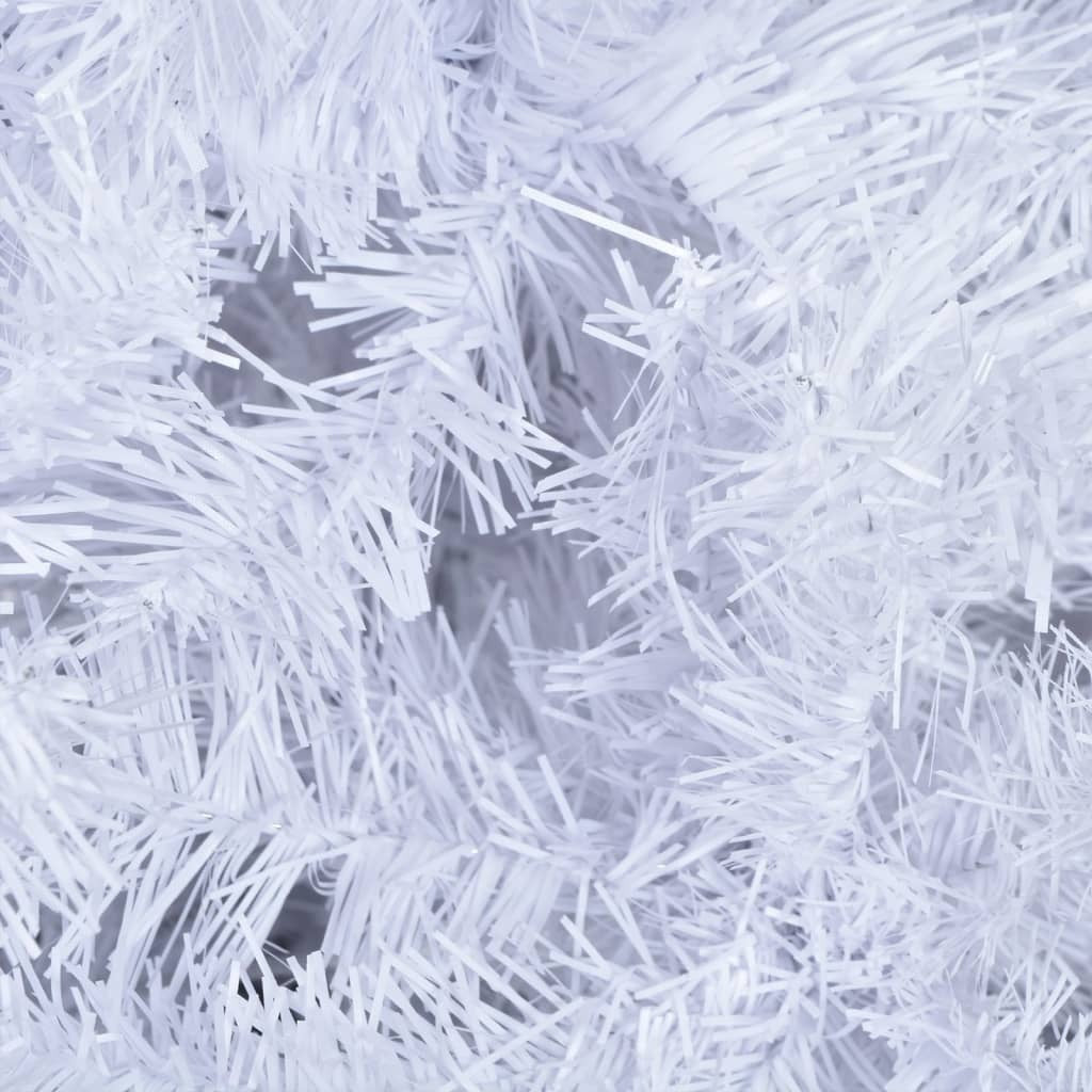 Christmas Tree White PVC 70.9 in Ornaments Fake Christmas Tree