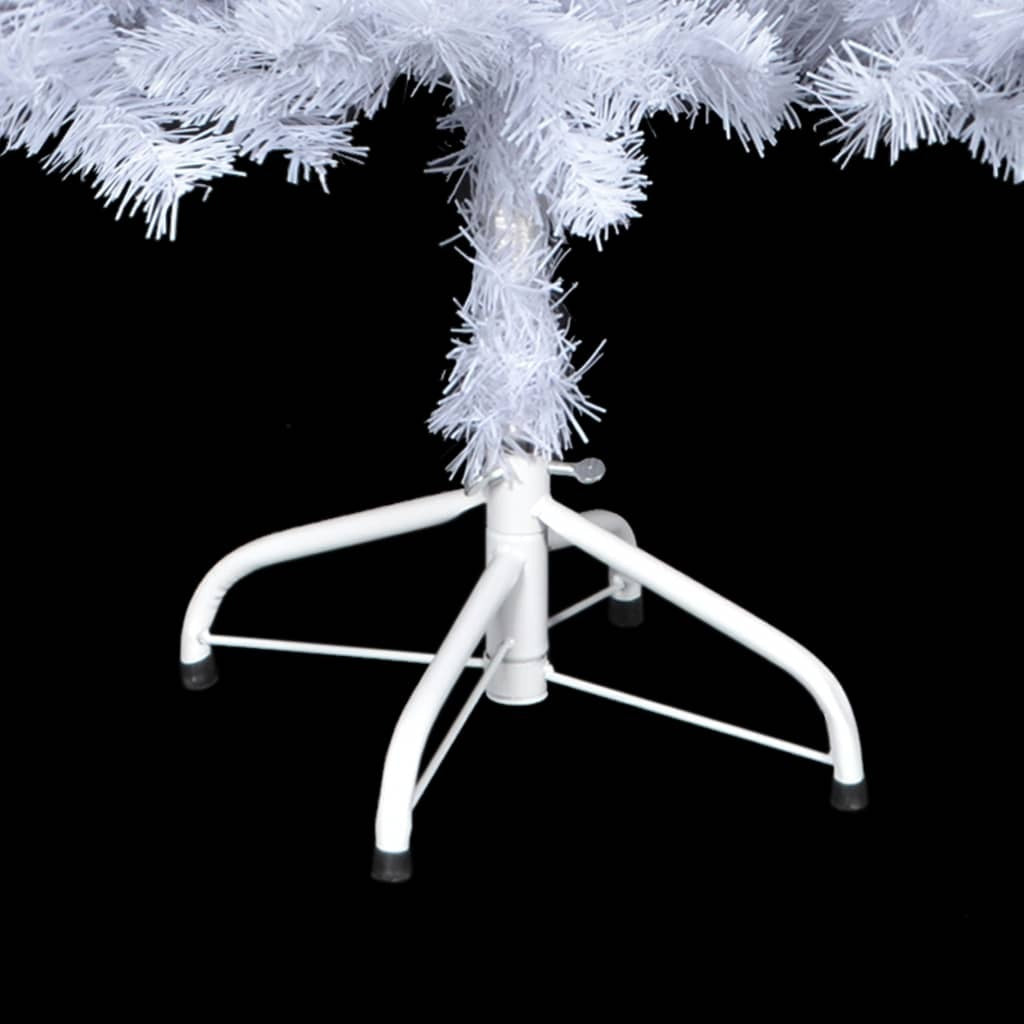 Christmas Tree White PVC 70.9 in Ornaments Fake Christmas Tree