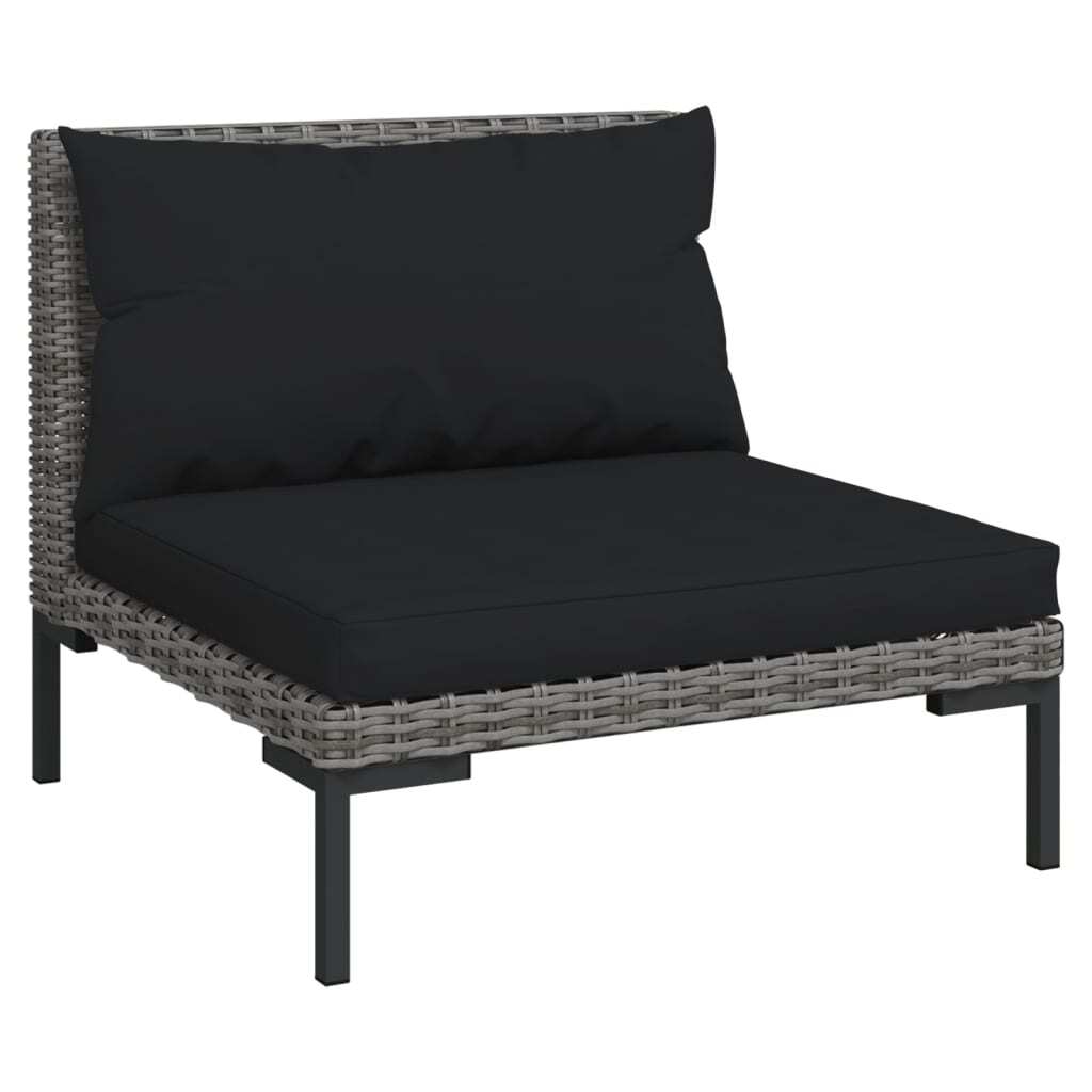 Garden Lounge Set Dark Grey