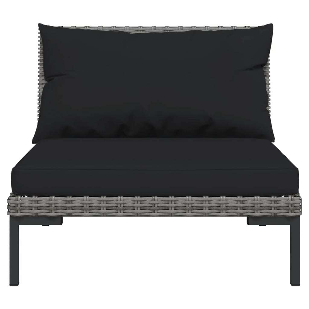Garden Lounge Set Dark Grey