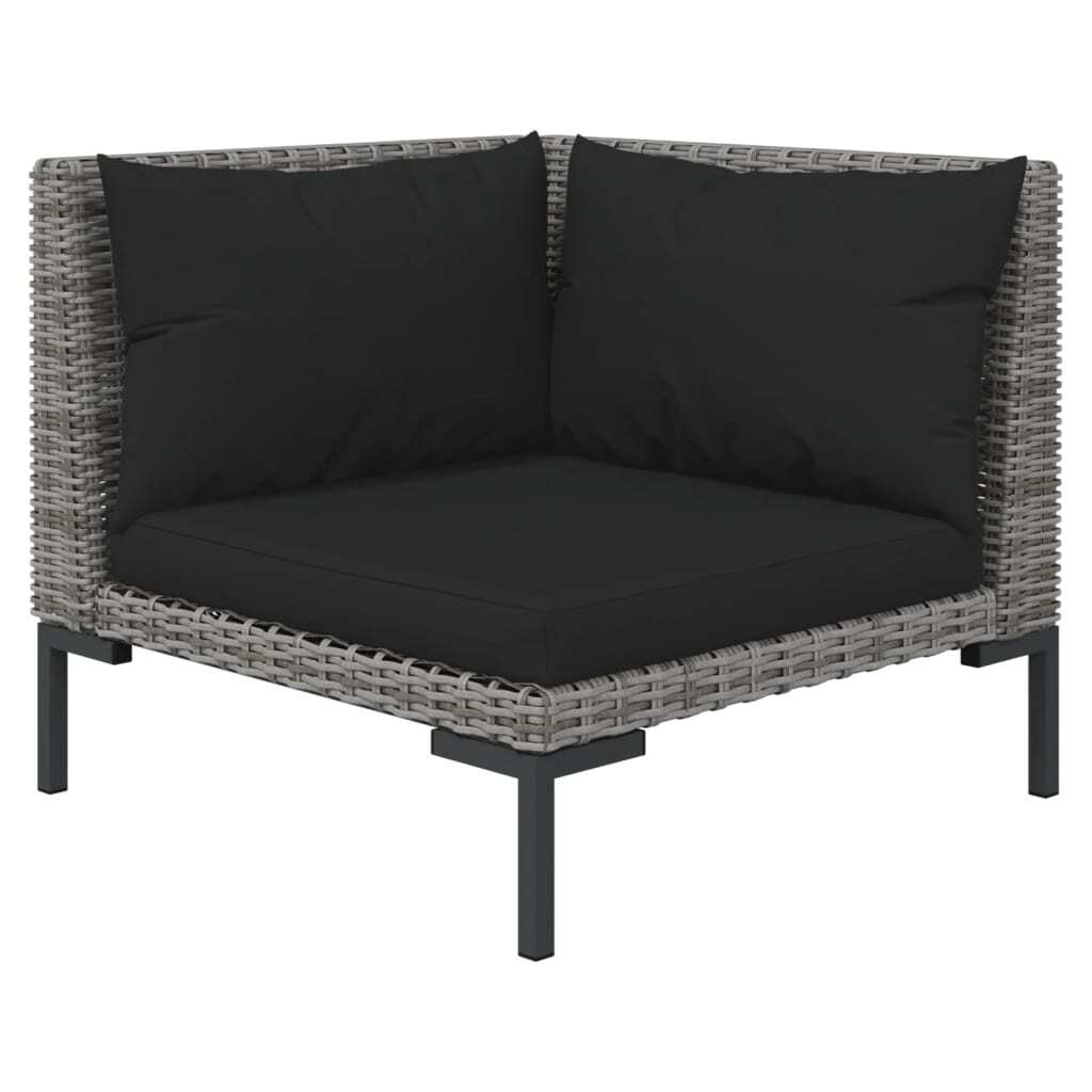 Garden Lounge Set Dark Grey