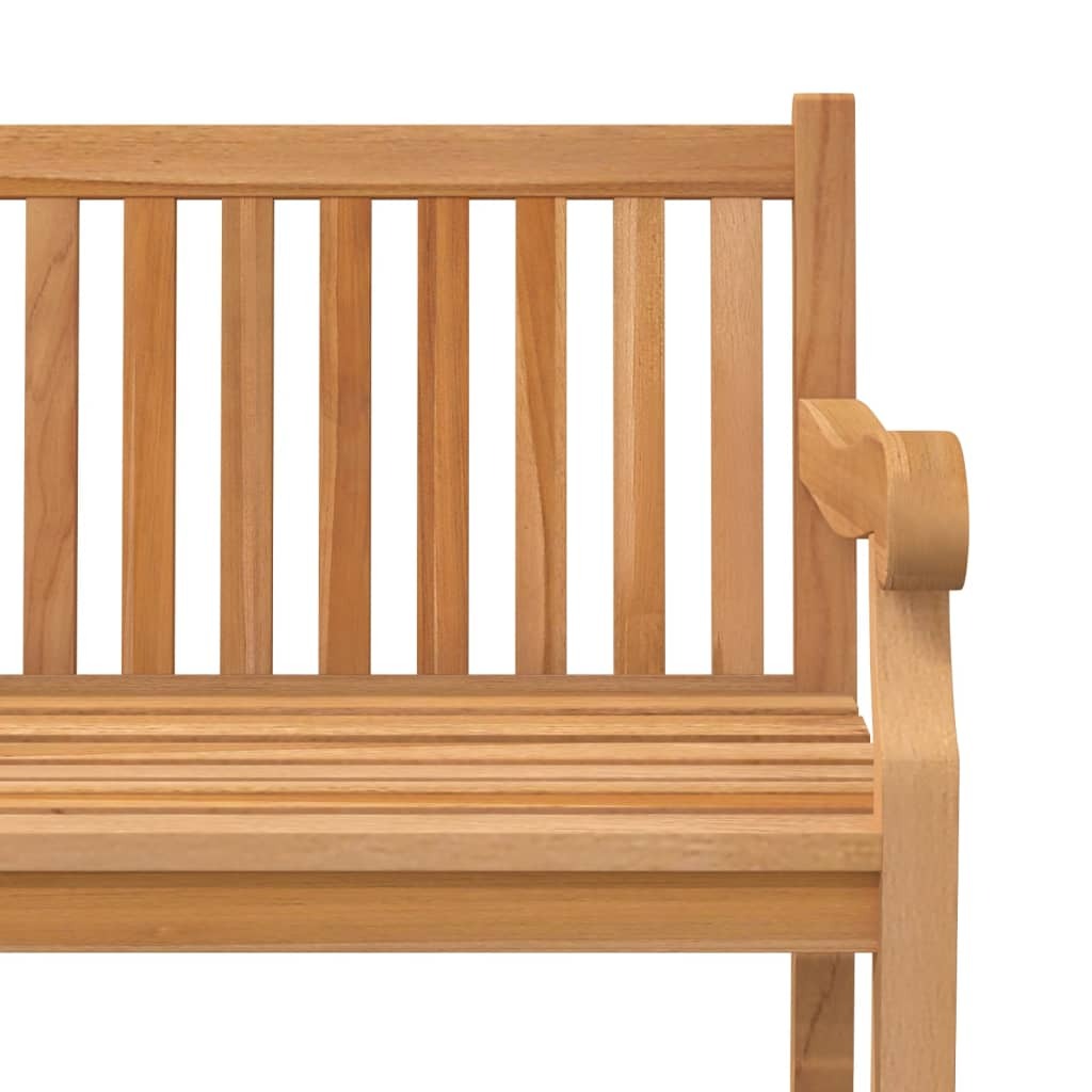 Outdoor patio bench made of solid teak wood, 59.1 inches long, by American Smart, ideal for outdoor seating and garden decor.