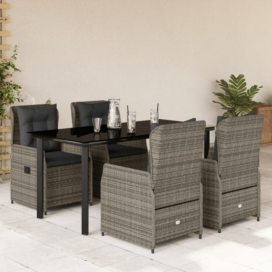 Garden Dining Set Grey
