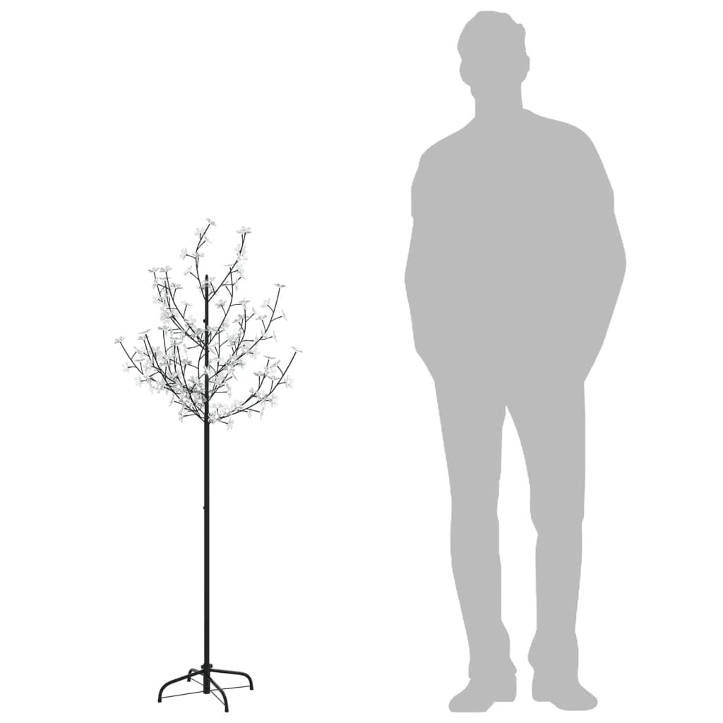 Christmas Tree Black trunk with colorful LED lights