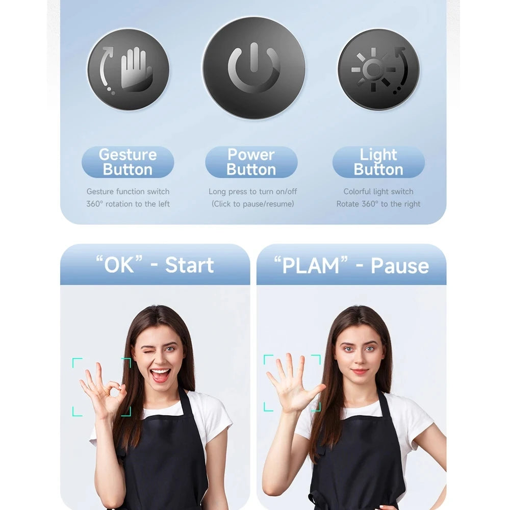 P03  AI Smart Gimbal 360° Auto Face Tracking Gimbal All-in-one Rotation For Smartphone video Vlog Stabilizer Phone Holder