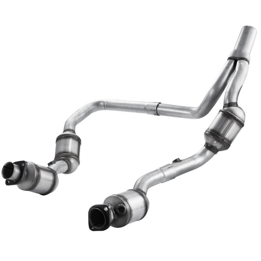 Catalytic Converter, 2 Pack, Compatible with 2007-2009 Jeep Wrangler 3.8L V6, Front, Right, Replacement OE 50482, Stainless Steel Material High Flow Converter, for Exhaust Gas Purification