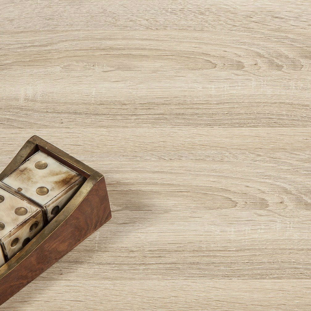 Modern mid-century style white and oak finish nightstand from American Smart WB with clean lines and a compact design.