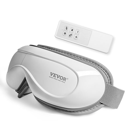 Eye Massager with Heat & Remote, Heated Eye Massage Mask with 5 Modes and Bluetooth Music, 180? Foldable Eye Care Massager for Eye Strain, Dry Eyes, Dark Circles, Ideal Gift for Mom/Dad