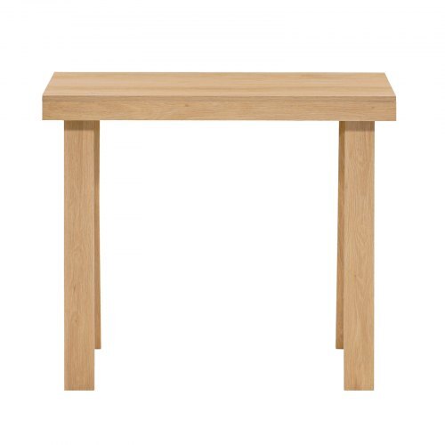 Modern 36-inch wooden console table by American Smart, narrow long sofa or entryway accent stand in burlywood finish.