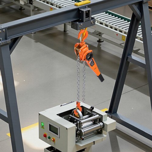 Manual Lever Chain Hoist, 1-1/2T 3300LBS Capacity Heavy Duty Come Along, 20FT Lift G80 Alloy Steel Chain With Dual Pawl Mechanical Brake,360?Rotating Hooks, for Warehouse Construction Garage