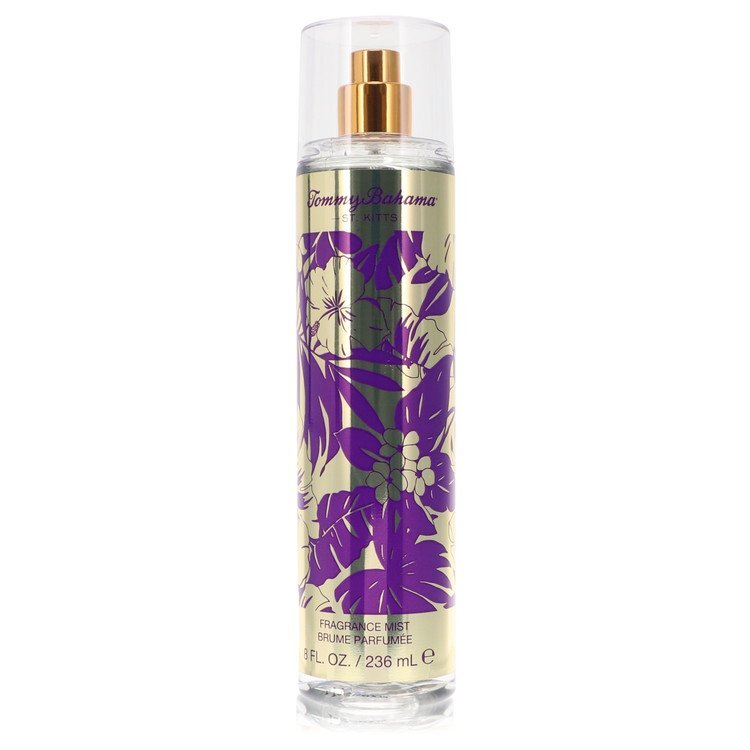 Tommy Bahama St. Kitts fragrance mist for women in an 8 oz bottle, featuring tropical-inspired scent and elegant packaging.