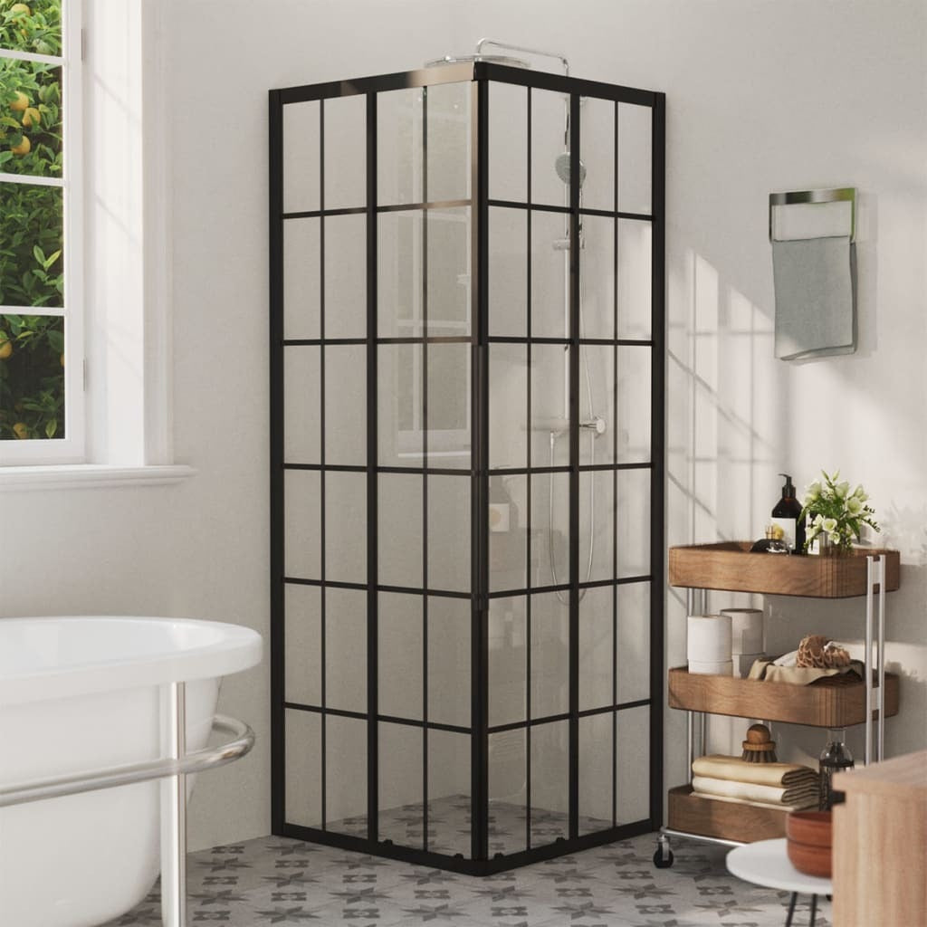 American Smart Shower Cabin ESG 31.5"x31.5"x70.9" plumbing fixture with glass panels and hardware for bathroom shower enclosure.