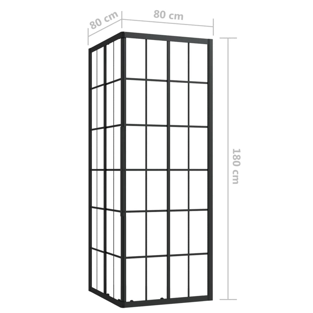 American Smart ESG shower cabin 31.5x31.5x70.9 inches with clear glass panels and chrome hardware for modern bathroom plumbing.