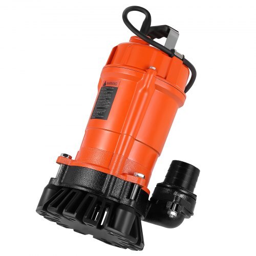 American Smart 1/2 HP submersible trash pump with 2-inch discharge, capable of draining dirty water from pools, basements, and ponds.