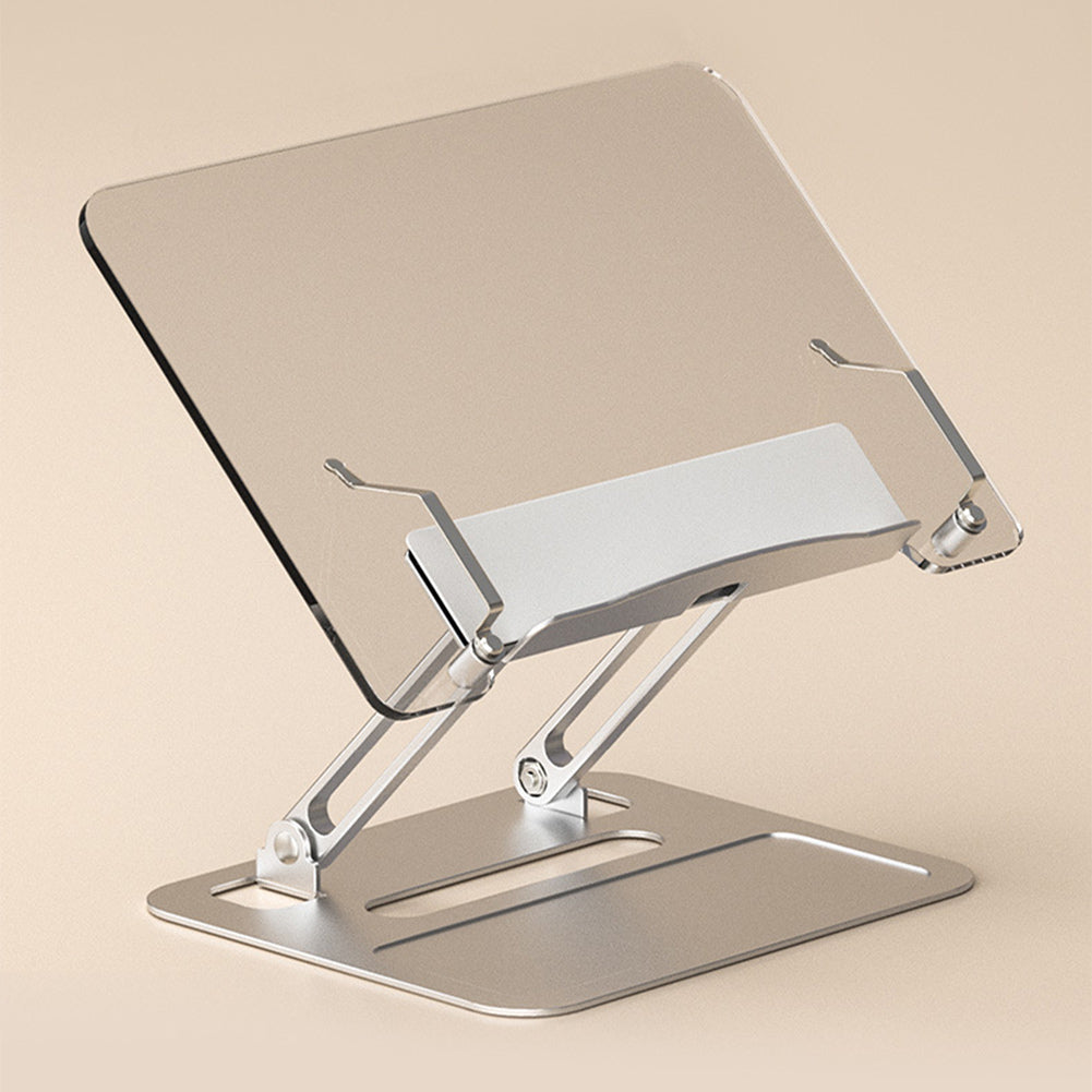 Book Stand For Reading Height Adjustable Book Holder Hands Free Folding Reading Stand Aluminium Alloy Base For Displaying Cookbook Sheet Music Laptop Silver (acrylic aluminum base)