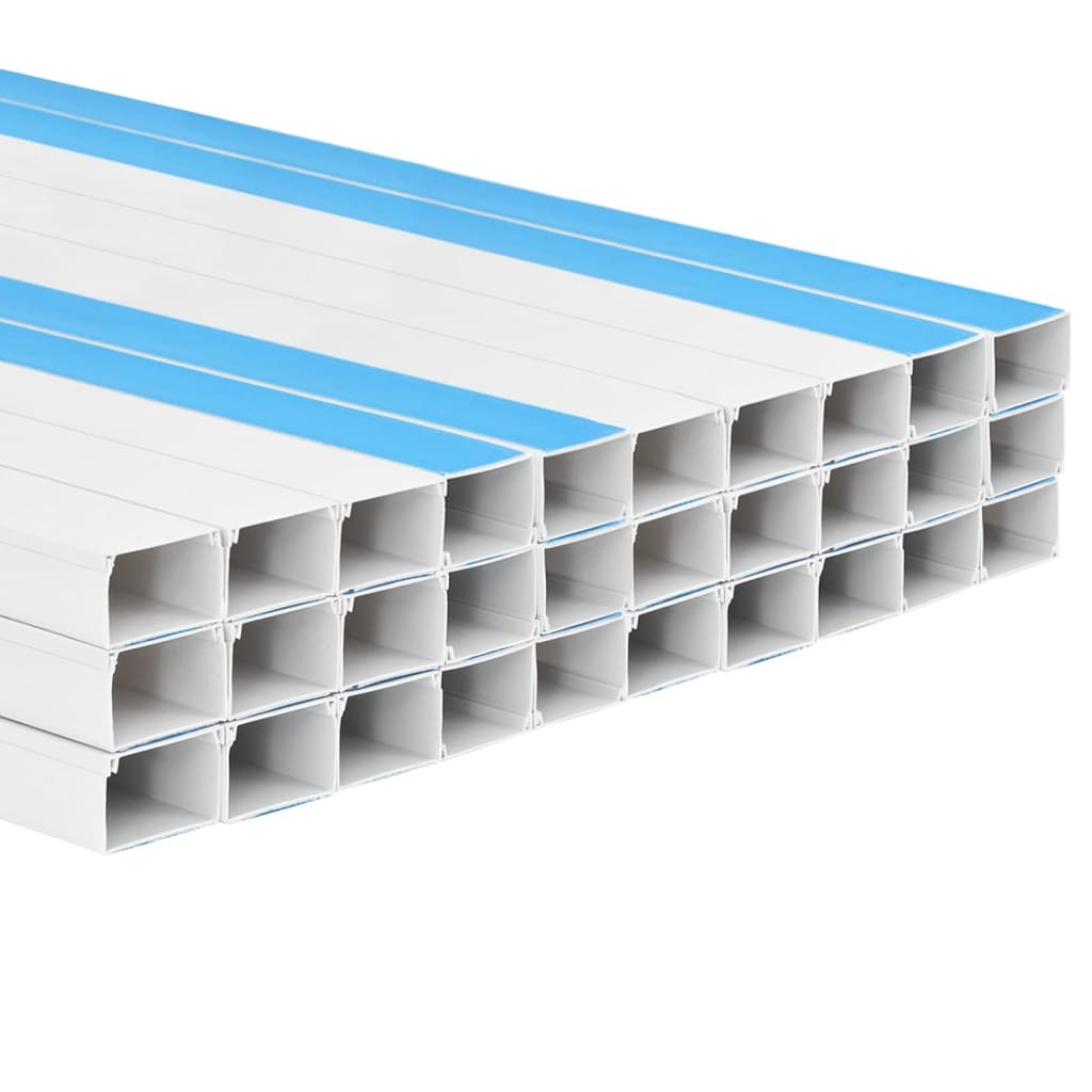 Cable Trunking Self-Adhesive 2.4"x1.6" 98.4'PVC