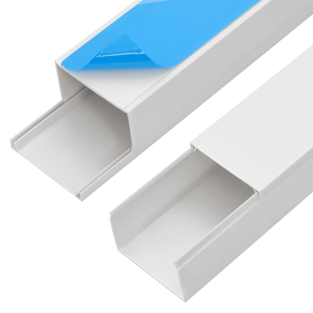 Cable Trunking Self-Adhesive 2.4"x1.6" 98.4'PVC