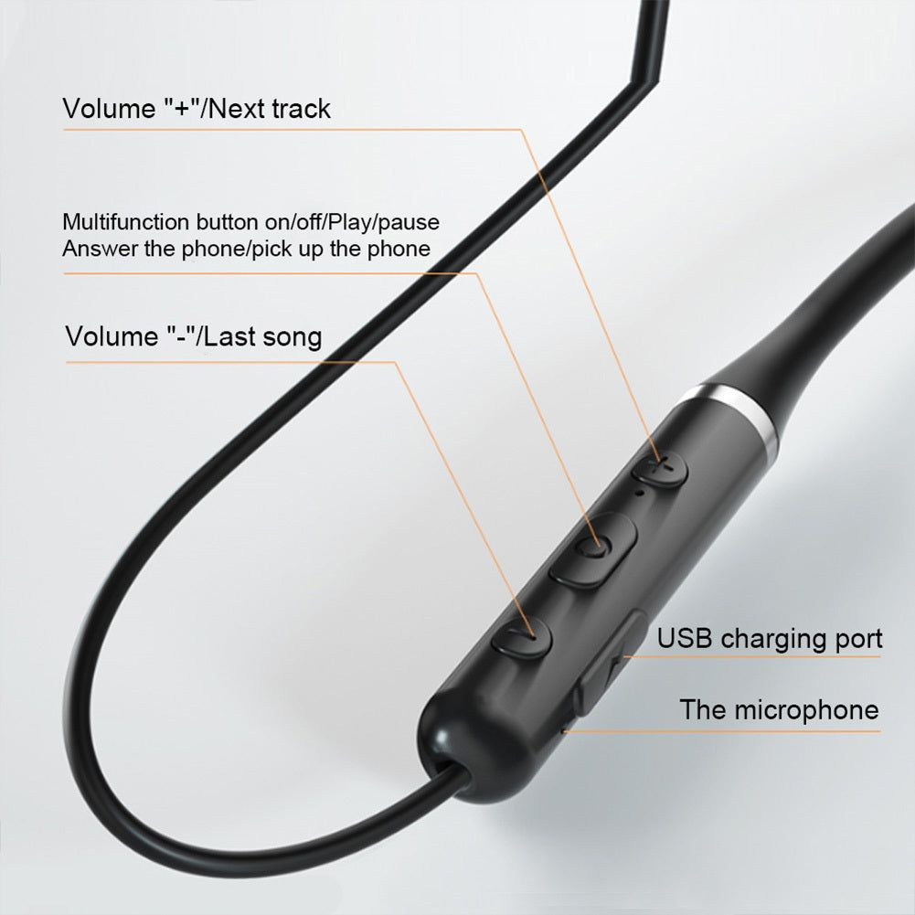Original LENOVO XE05 Neck-type Bluetooth Headset Sports Waterproof Long Standby Earphones Red