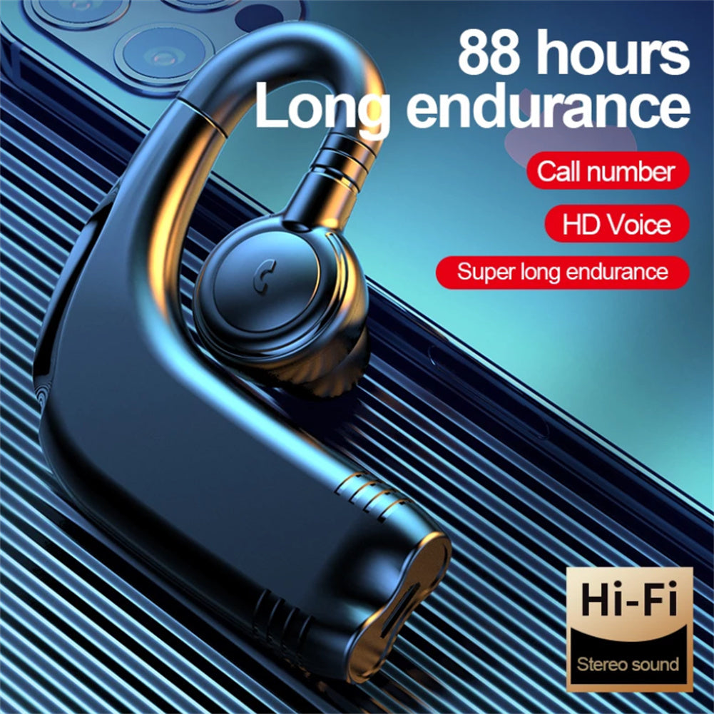 Tws Bluetooth-compatible Wireless  Earphone With Microphone 88 Hours Continuous Playing Waterproof Sweat-proof Sports Earplugs pink