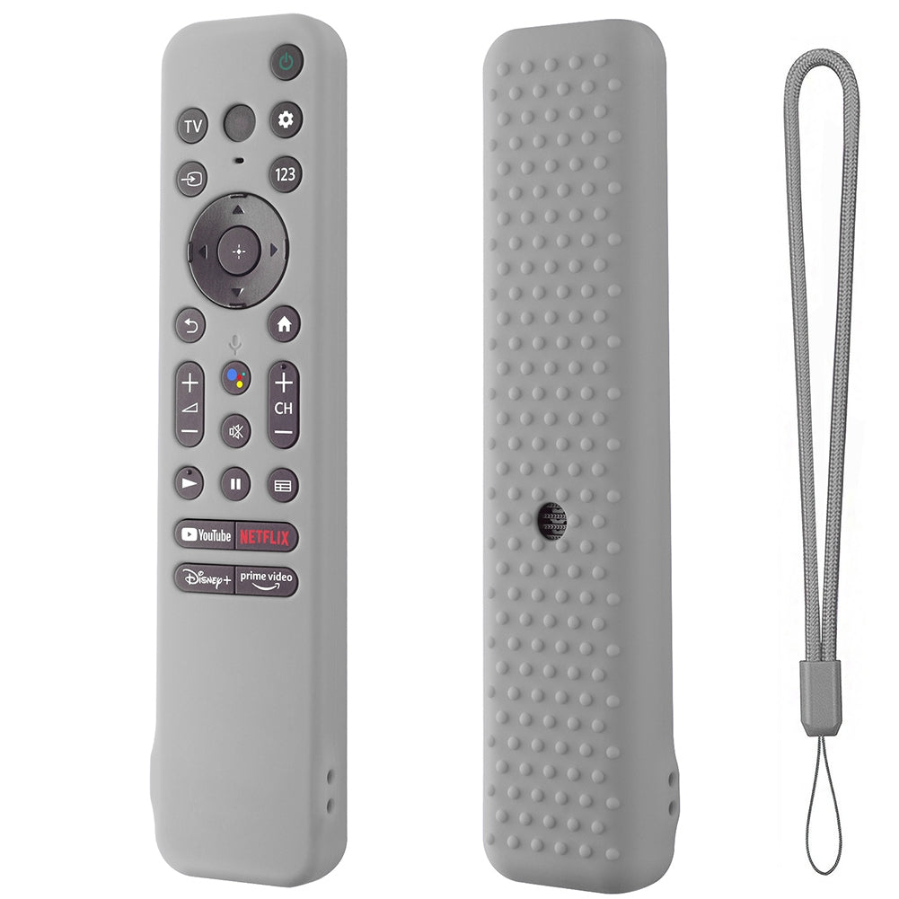 Remote Control Case Compatible For Sony Smart Tv 2022 QD-OLED RMFTX800 900 Silicone Protective Cover grey