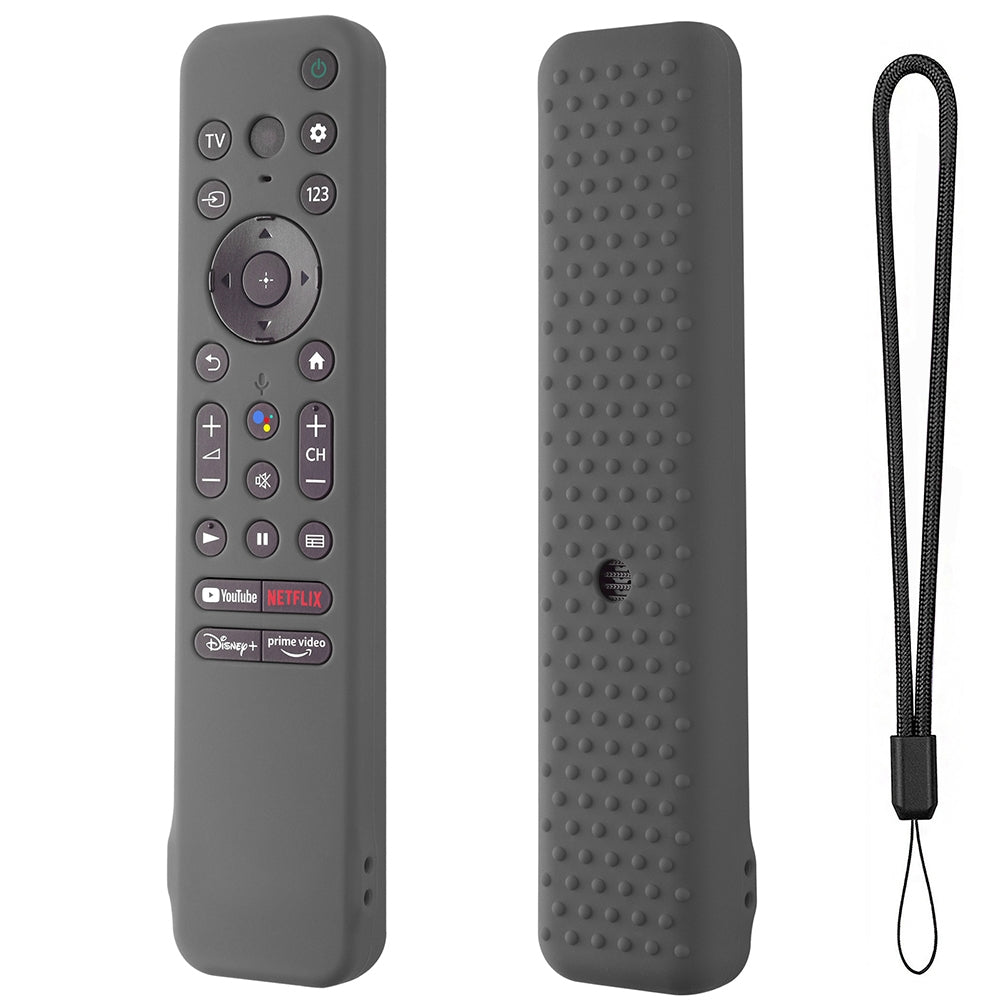 Remote Control Case Compatible For Sony Smart Tv 2022 QD-OLED RMFTX800 900 Silicone Protective Cover grey