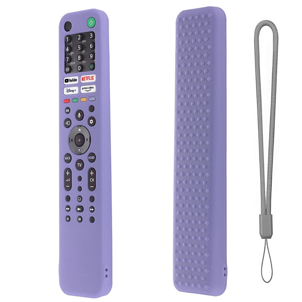 Silicone Protective Sleeve Shockproof Case Cover Compatible For Sony Rmf Tx520p Tx520e Tx520b Tx520t 4k8k Tv Remote Control black suit