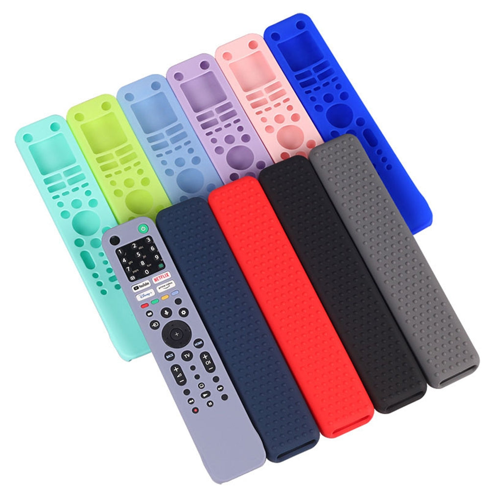 Silicone Protective Sleeve Shockproof Case Cover Compatible For Sony Rmf Tx520p Tx520e Tx520b Tx520t 4k8k Tv Remote Control black suit