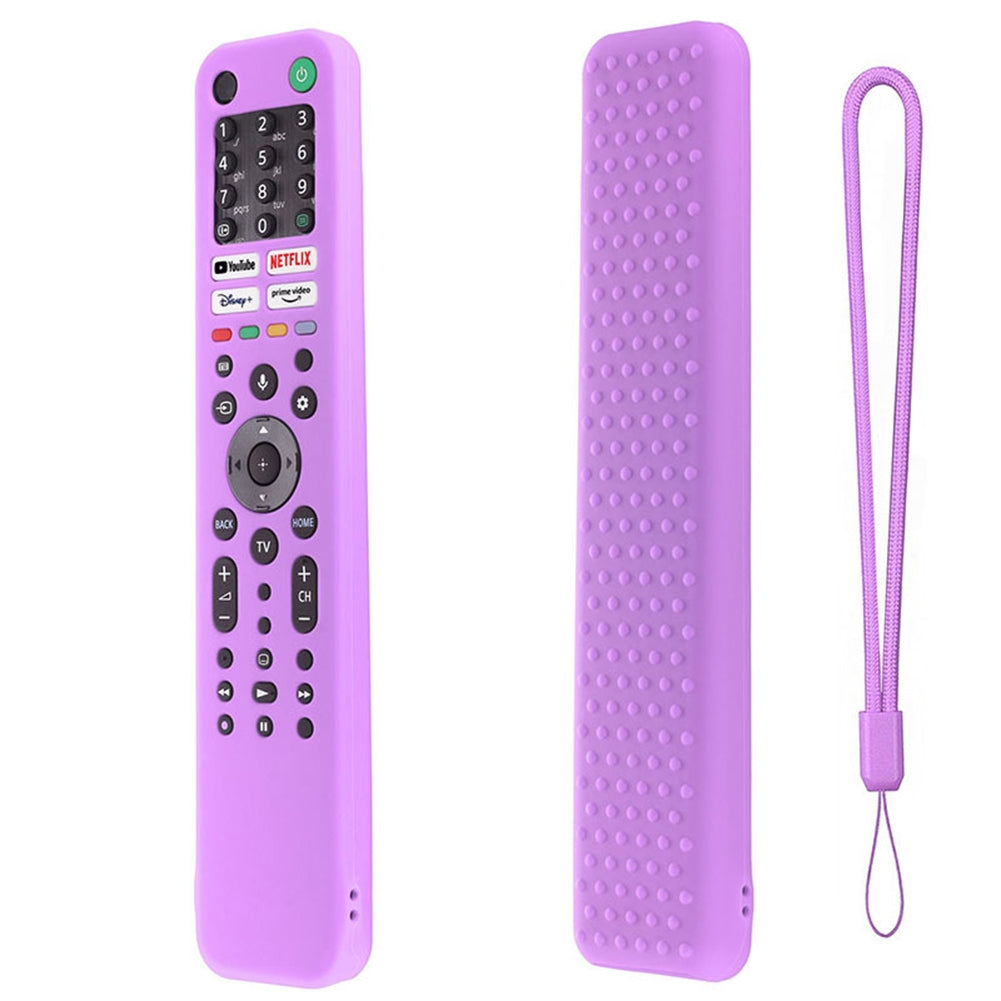 Silicone Protective Sleeve Shockproof Case Cover Compatible For Sony Rmf Tx520p Tx520e Tx520b Tx520t 4k8k Tv Remote Control black suit