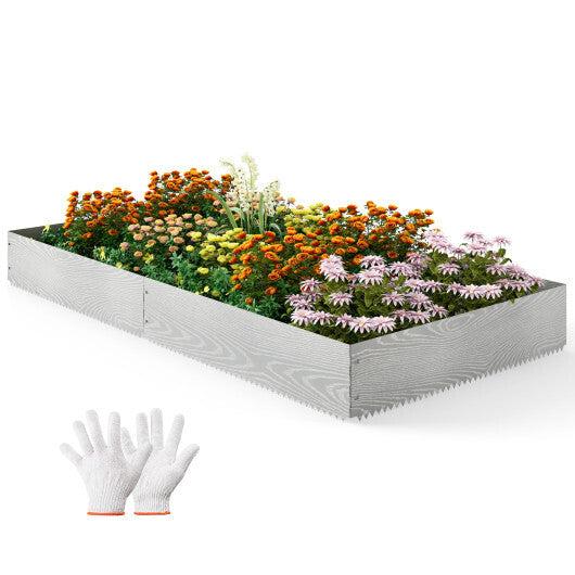 6-Pack 20 FT Galvanized Metal Landscape Edging for Lawn(Patented)