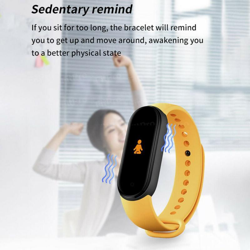 M5 Color Screen Smart  Watch Bracelet Fitness Tracker Bracelet Outdoor Runing Pedometer Sport Smart Watch Band black