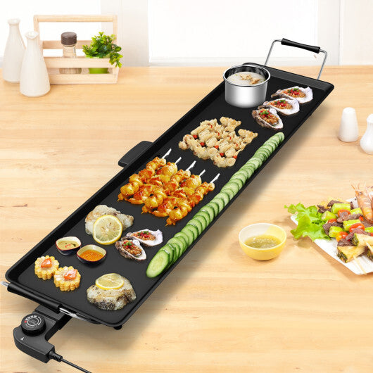 Costway Electric Teppanyaki Table Top Grill Griddle BBQ Barbecue Nonstick Camping