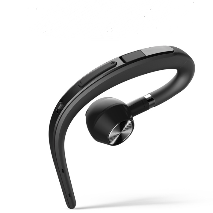 American Smart WB 180-degree rotating business Bluetooth headset with earphones, designed for comfortable wireless calling.